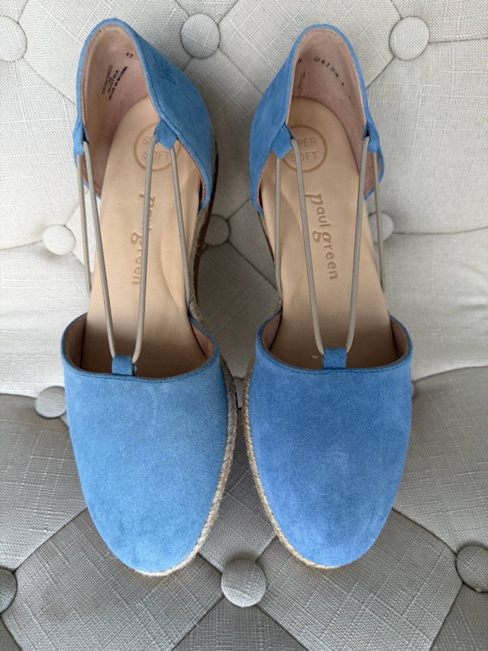 New Paul Green Suede Espadrilles  – Size US 7.5-8 (UK 5)